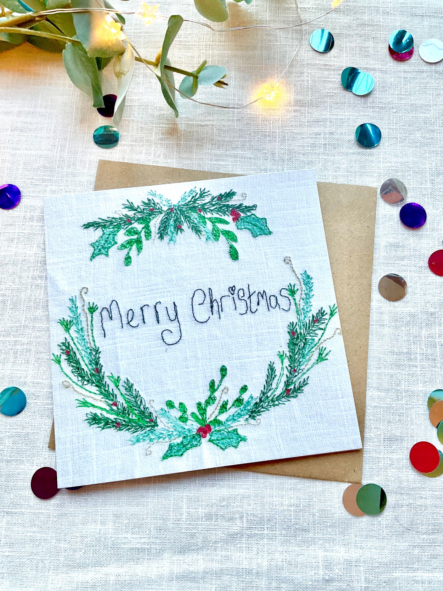 Christmas Wreath Card