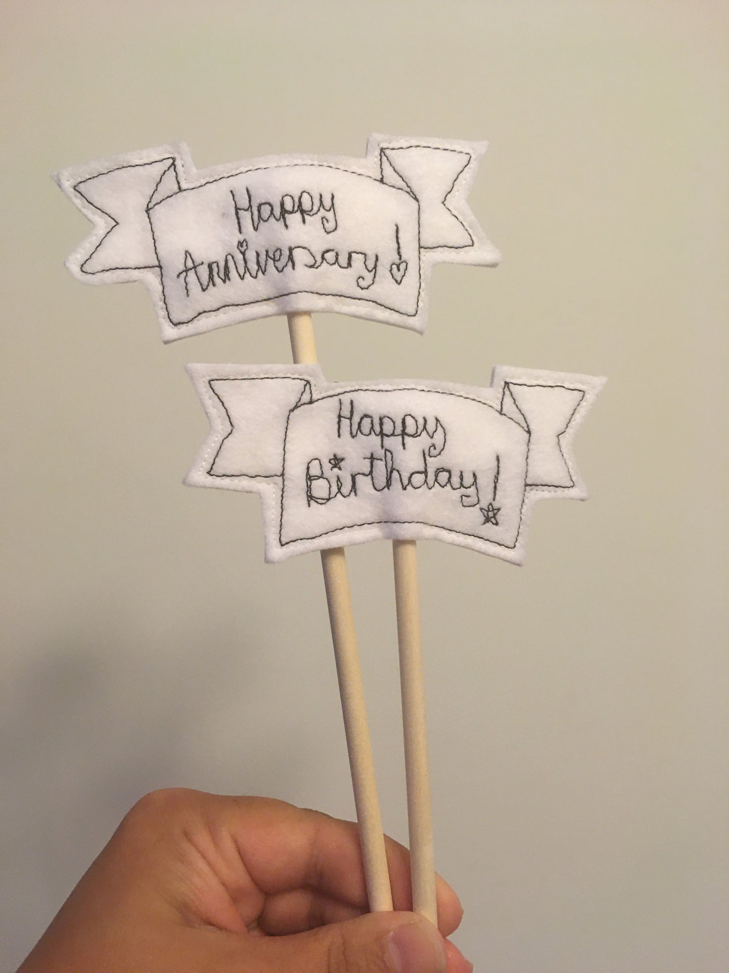 Celebration number toppers