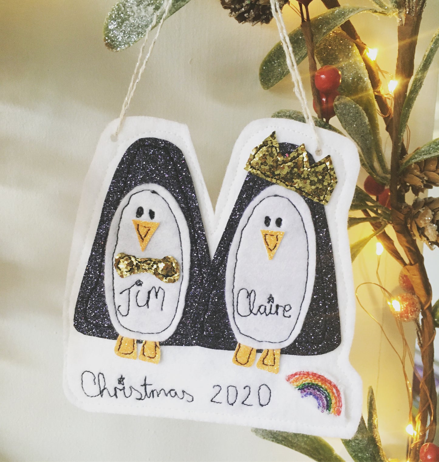 Christmas Decoration Family Penguin Family