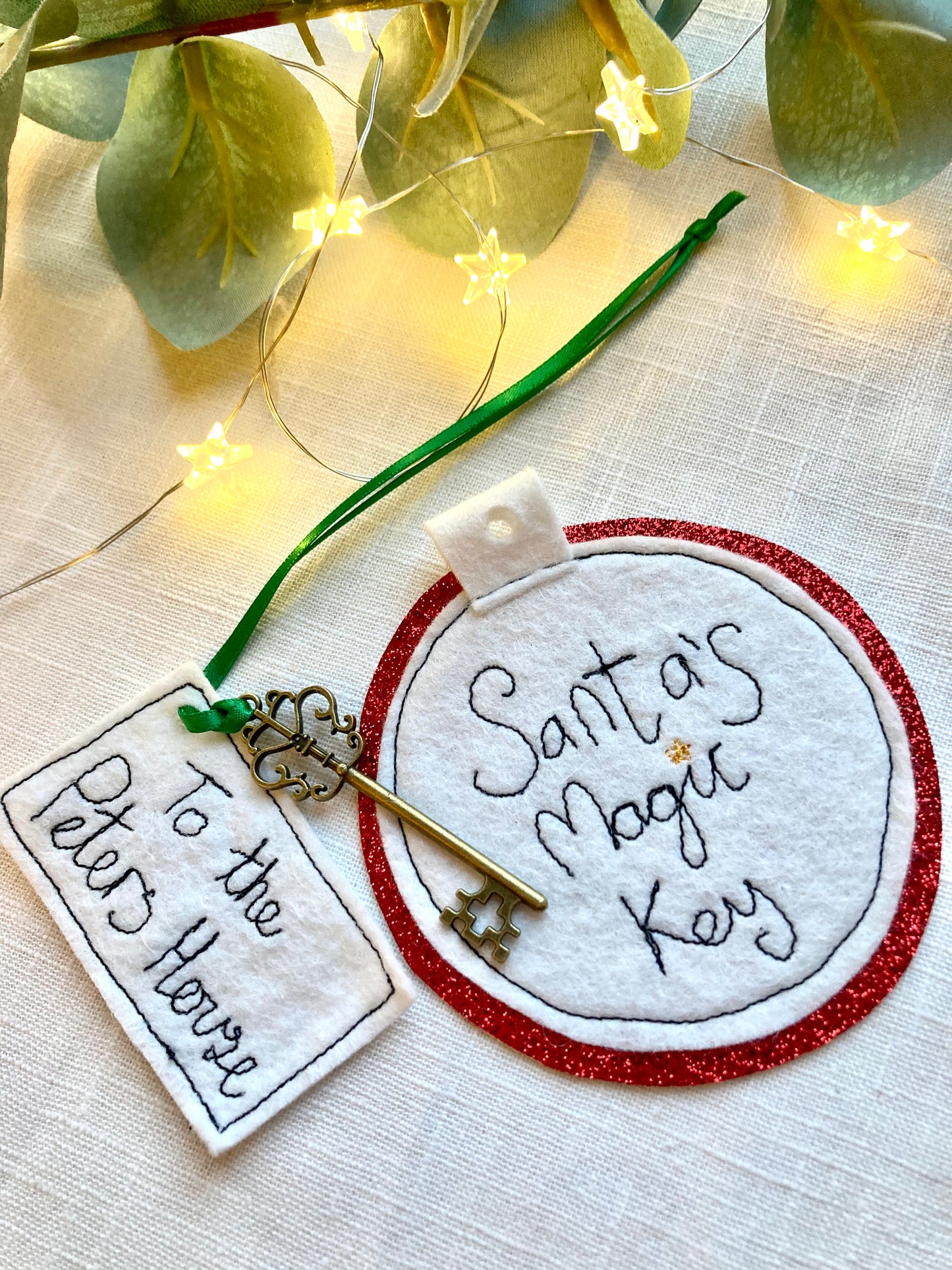 Santa's magic key Personalised key 