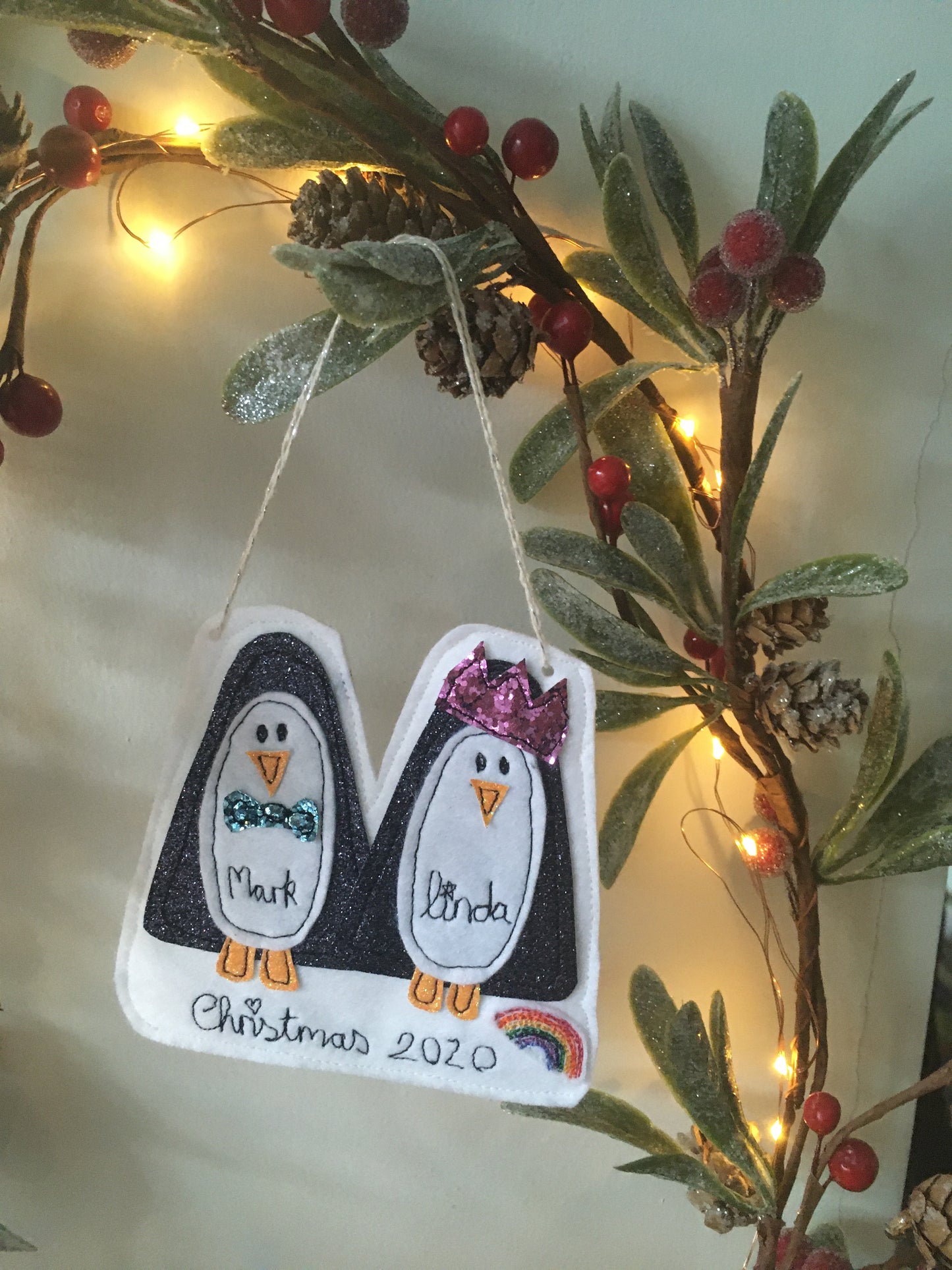 Christmas Decoration Family Penguin Family