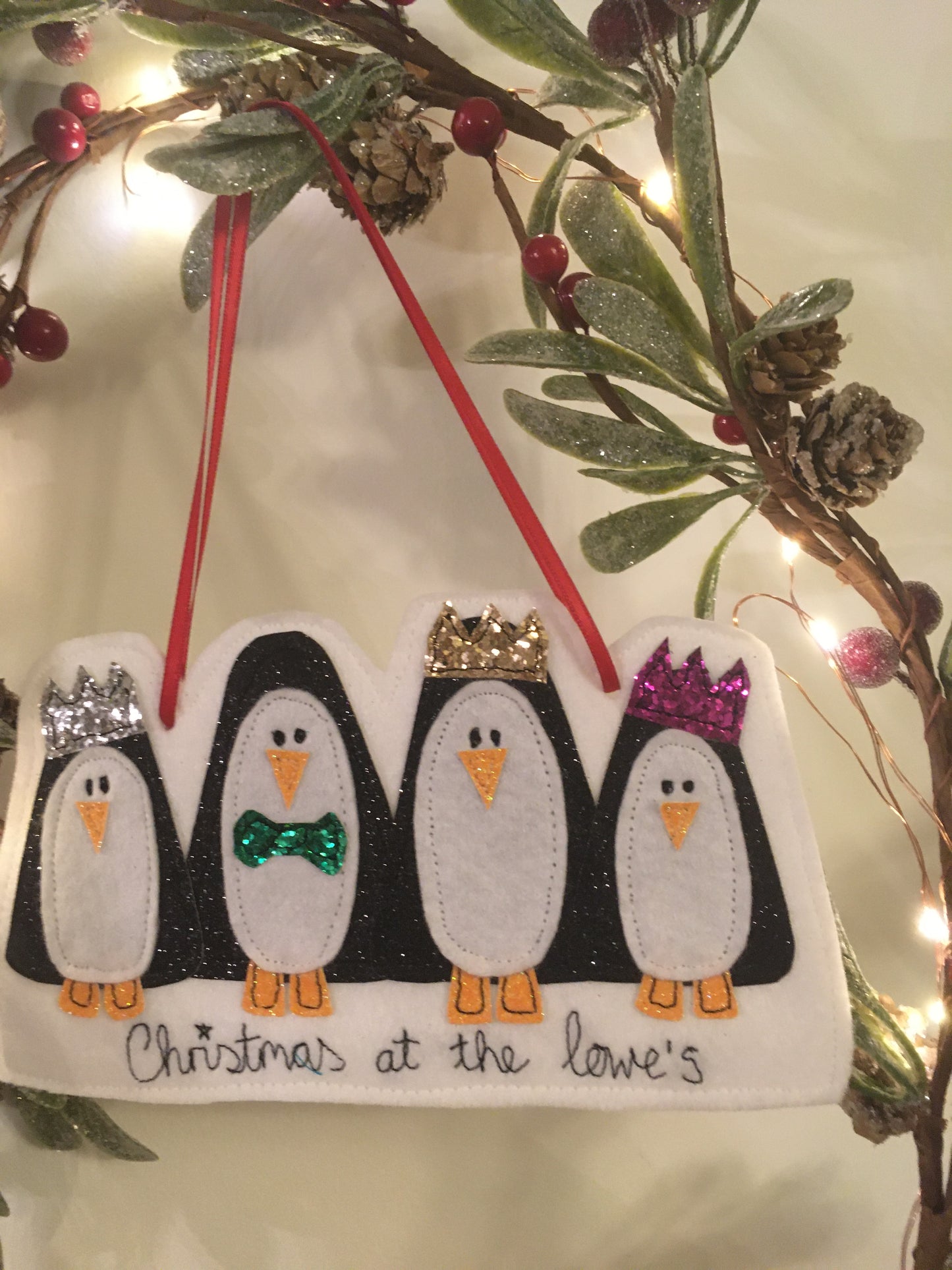 Christmas Decoration Family Penguin Family