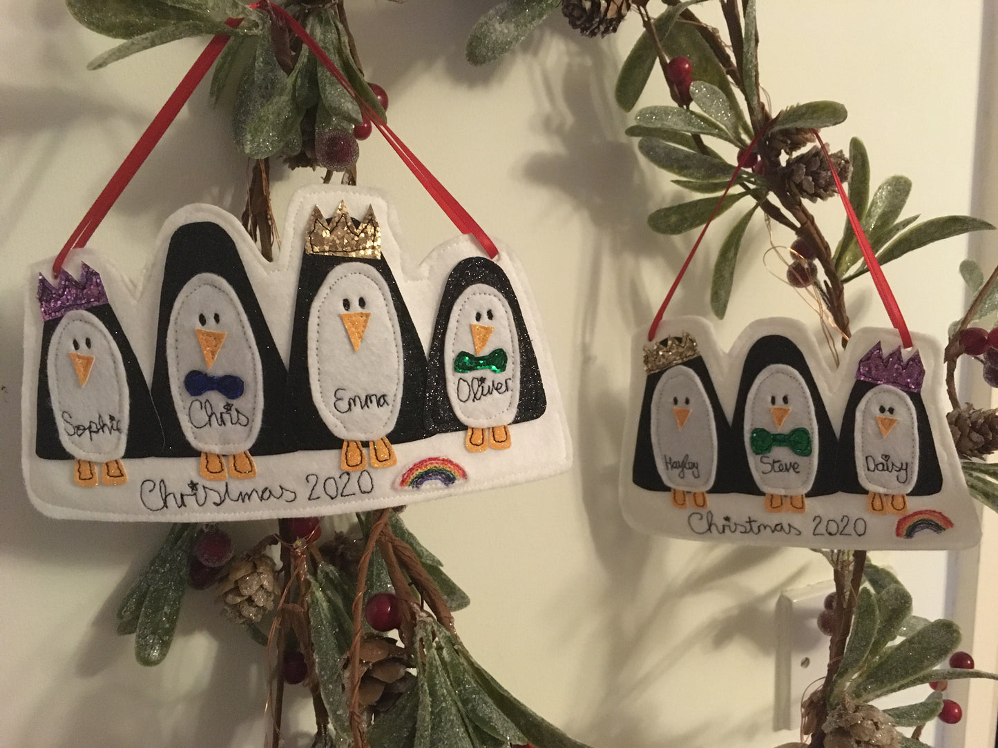 Christmas Decoration Family Penguin Family